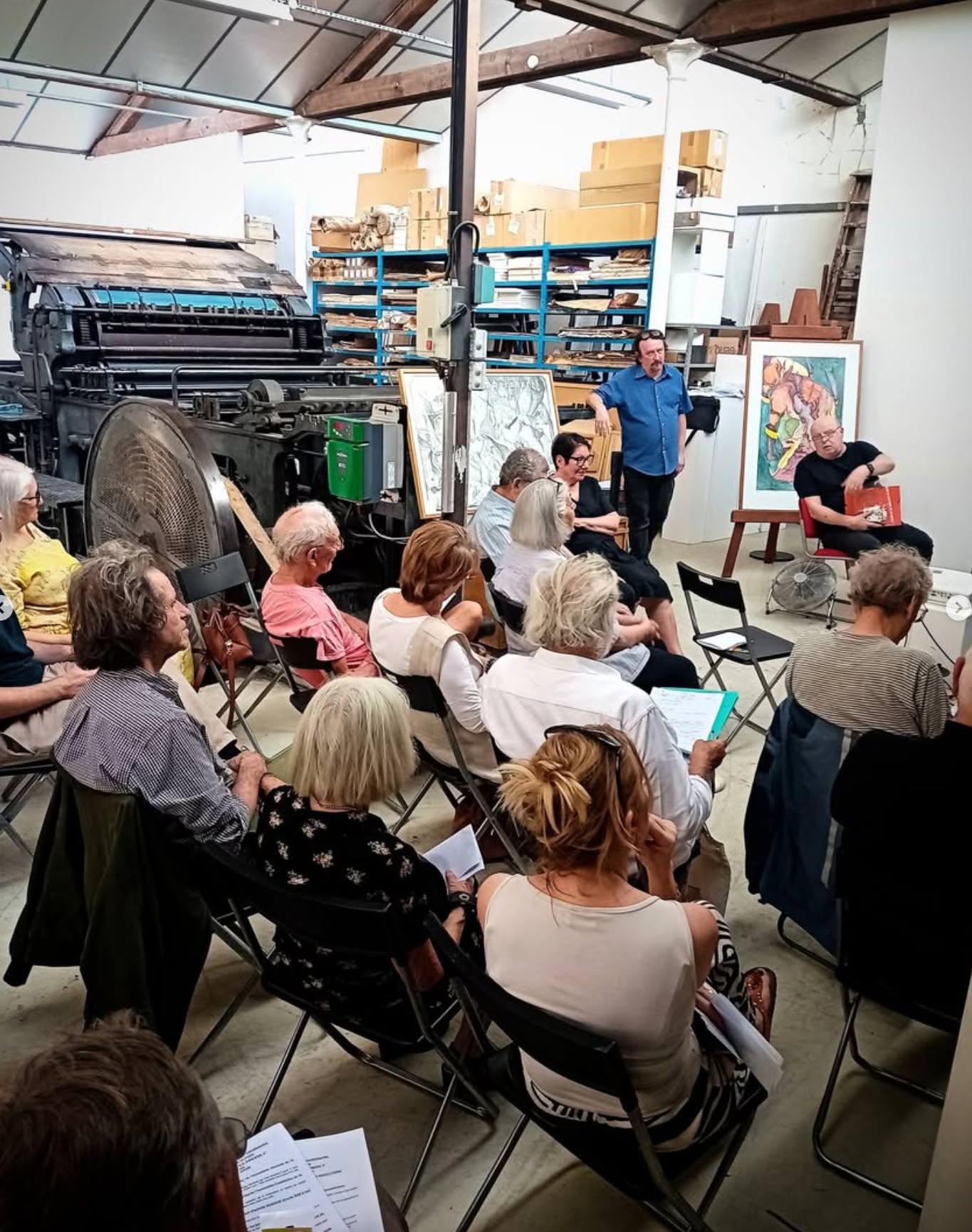 Espace de création dans l’atelier Schoendorff